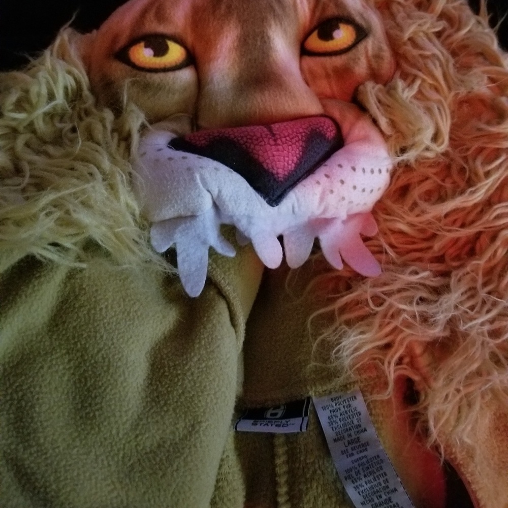 Full body lion suit